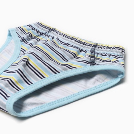 A set for a boy (T-shirt, panties), color light blue, height 104 cm-2