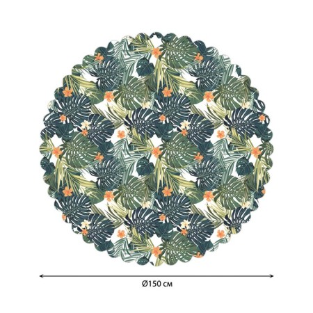The tablecloth “Tropical motive”, round, Saten, D = 150 cm-1