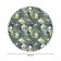 The tablecloth “Tropical motive”, round, Saten, D = 150 cm