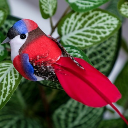 Decor at the clothespin "Bird", mix, 13 x 2.5 x 3 cm-1