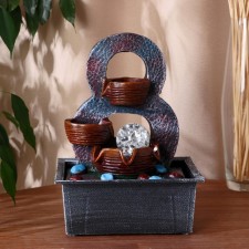 Meliton Fountain Infinity, 19x13x26 cm (with backlight)