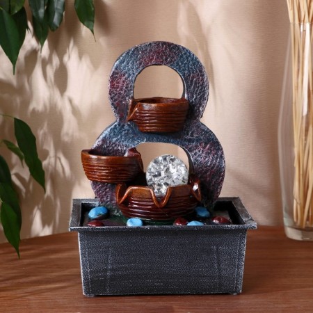 Meliton Fountain Infinity, 19x13x26 cm (with backlight)