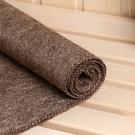 A sunbed for the bath "Classic", felt, dark, 150x50cm-13