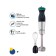 ECON ECO-434HB, 1000 W, 0.5/0.5 l, 2 speeds, 2 nozzles, black and green
