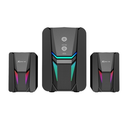 Computer speakers Xtrike Me SK-612, 2x3 W + 5 W, USB, backlight, black-1