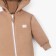 Combineson with a hood of crumbs, I am Basic Line, height 62-68 cm, brown