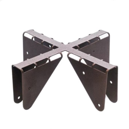 801-034BR Cross-shaped bracket for beds 801-034BR 20x20x7.1 cm-3