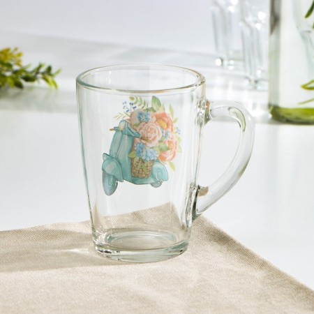 Glass mug "Kapuchino. Romance ", 300 ml-1