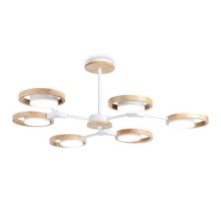 LED LED suspended Ambrella Light, Linetech, FL51615, 6XLED, 42 W, 3150LUM, 3000-6400K, white, light tree color