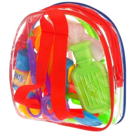 Set of Doctor "Little Nurse-4", 13 objects, color mix-10