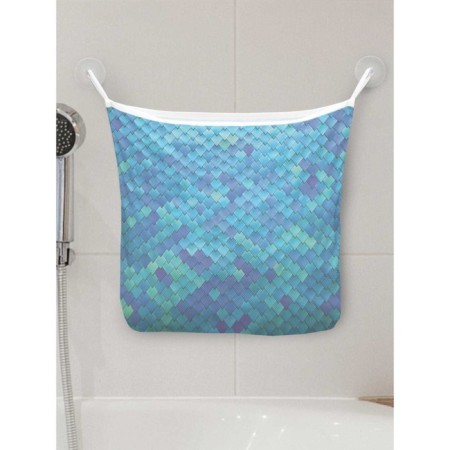 Organizer in a bath on suction cups “small scales”, for storing toys and trifles, size 33x39 cm