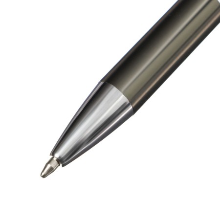 Gift, ballpoint, automatic "style" in a plastic case, New, gray
