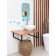 Optima bathroom set, turquoise color