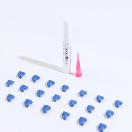 Clamps of overhead "anti -tsaraps", size S, blue-6