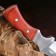 Hunting knife "Rind" 22cm, blade 115mm/4mm, brown
