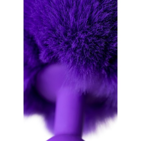 Anal plug Todo byfa Sweet Bunny, silicone, purple color, 13 cm, d 2.8 cm-9