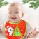 Bibslate bib “Bunny: 1 New Year” Solocent on Velcro, PVC, New Year's gift packaging, Kroshka I