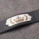 Paired bracelets "King and Queen", genuine leather, steel