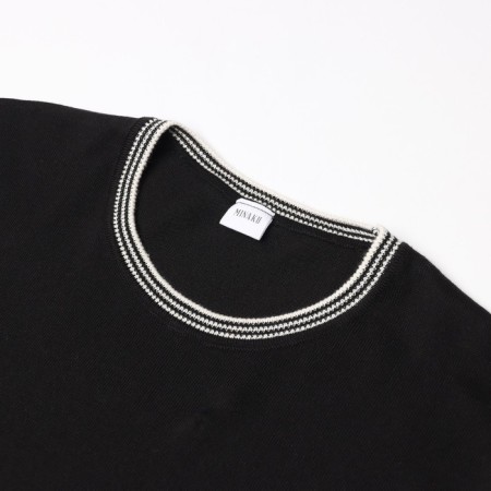 Jumper Men's Short Sleeve Minaku Regular Fit: Black Color, Rr. 54-7