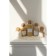 Glass Bank for bulk products with a cork lid Bellatenero "IVF. Ball ", 800 ml, 9 × 18.5 cm