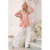 Female blouse, size 44, orange color