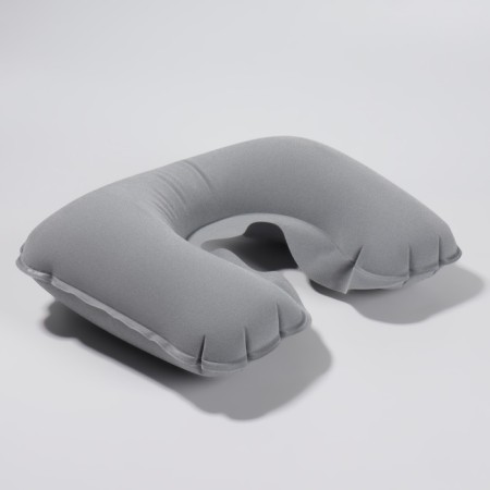Pillow for neck is road, inflatable, 42 × 27 cm, gray color-2