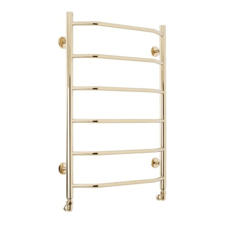 Domoterm water heated towel rail "Laura" P6, 500x800 mm, gold
