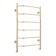 Domoterm water heated towel rail "Laura" P6, 500x800 mm, gold