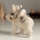 Souvenir Polystone "A child on a white bear" 13.5x6x12.5 cm
