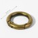 Karabin ring, d = 16/24 mm, thickness - 4 mm, 5 pcs, bronze color