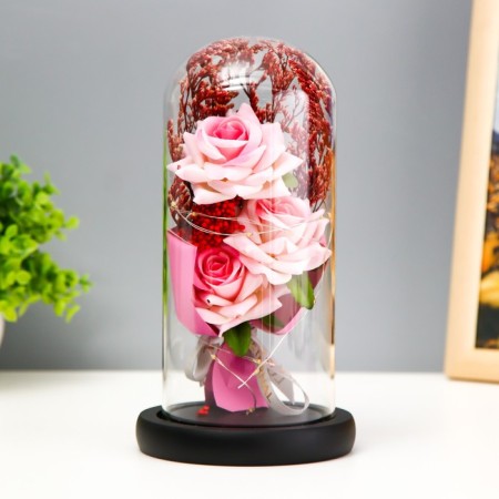 Nightlight "Bright Bouquet" LED from batteries 3haaa 11x11x22 cm Risalux