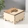Combined box "Wood with hearts" 10.5x10x7 cm