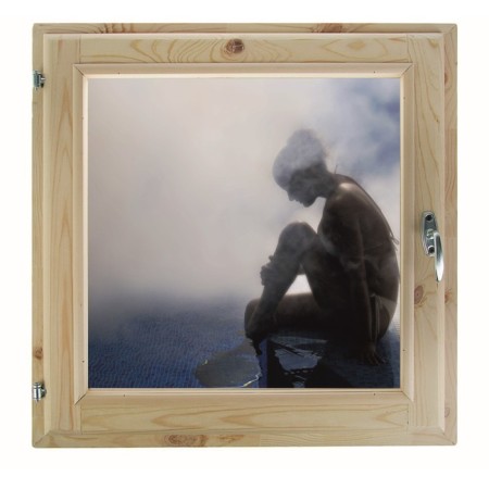Window 80x80 cm, "relaxation", single -chamber double -glazed window, seal, needles