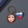 Set of keychain and icon "Russian beauty" 6x11 cm