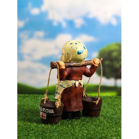 Garden figure "Grandma with buckets" 20x7x19cm-5