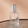Perfume bottle, with a spray, 15 ml, silver color