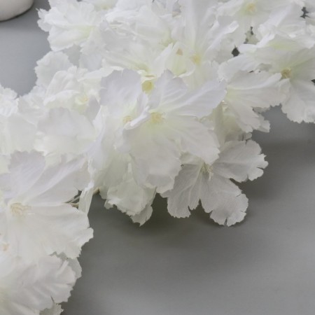 Artificial flowers "violet Maria" 85 cm d-6.5 cm, white-1