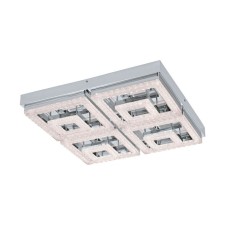 Fratelo lamp, 8x6W Led, 3000k, 5000lm, chromium color