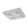 Fratelo lamp, 8x6W Led, 3000k, 5000lm, chromium color