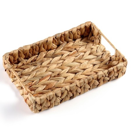 Tray "Golden Kolos", 28 x 18 x 5 cm, water hyacinth-1