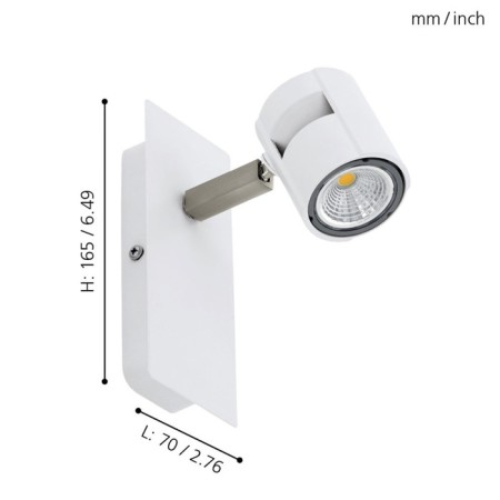 Vergiano 5W GU10 Lamp, Nickel-1