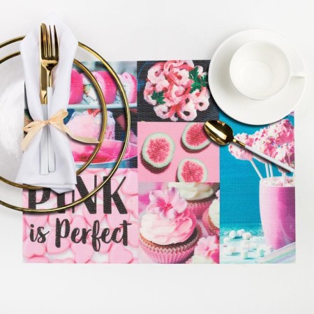 Napkin on the table "Pink Is Perfect" 29*40 cm