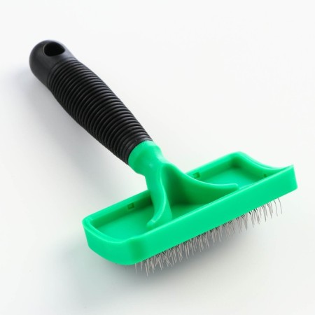 Puchoderma without drops, rubberized handle, 10 x 16 cm, green-hourly-1