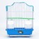 Figure cage, 30 x 23 x 39 cm, blue