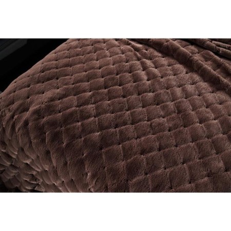 Bernard cover, size 160x220 cm, chocolate color-4