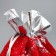 Bag gift plush “New Year has come”, embossing, 20 x 30 cm +/- 1.5 cm, New Year