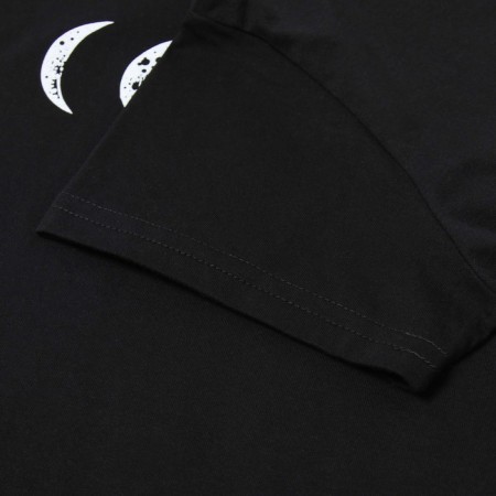 Female home set (T -shirt/shorts), black color, size 48-3