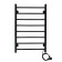 The electric heated towelputant "Sanprise" Aurora P8, 500x800 mm, right, black