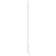 Room electrician Laris Prime Chec, 80x1200 mm, 2 crossbars, right, white