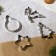 Set of confectionery "New Year's sweets", forms for cookies 4 pcs, spatula 1 pcs